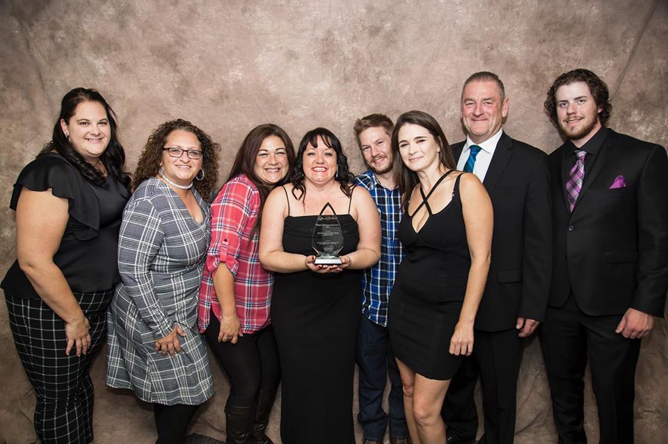 A small portion of the Total Team during our win of 2019 Workplace Culture Excellence